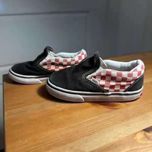 Toddler vans slip-ons, size 7